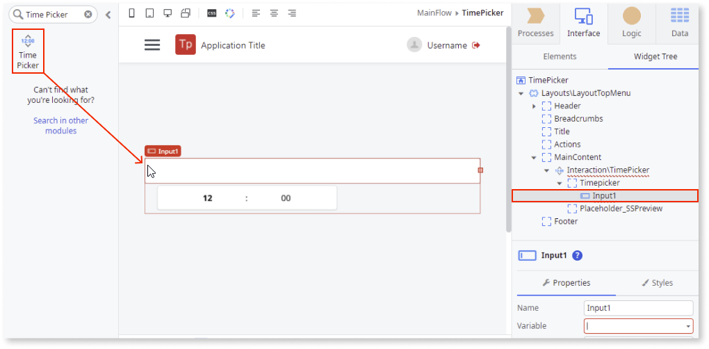 Time Picker - ODC Documentation