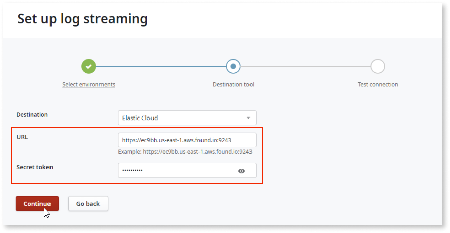 LifeTimeでログストリーミングサービスを構成する - OutSystems 11 ドキュメンテーション