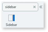 Sidebar - OutSystems 11 Documentation
