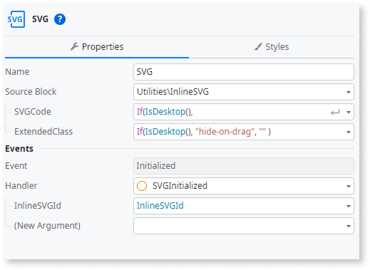 Inline SVG - OutSystems 11 Documentation