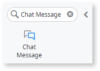 Chat Message - OutSystems 11 ドキュメンテーション