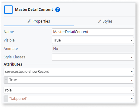 Master Detail - OutSystems 11 Documentation