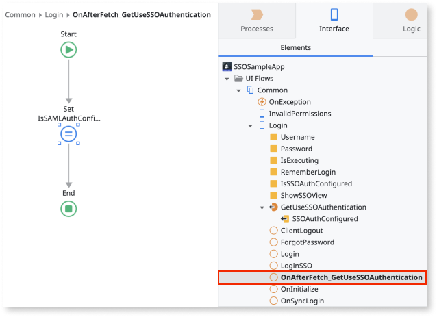 モバイルアプリのログインフローとログアウトフローを更新してSAML 2.0をサポートする - OutSystems 11 ドキュメンテーション
