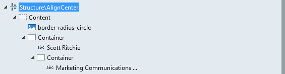 Align Center Reference - OutSystems 11 Documentation