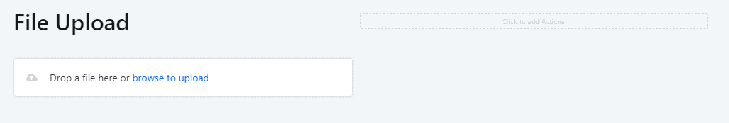 File Upload - OutSystems 11 Documentation