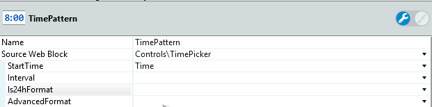 Time Pickerのリファレンス - OutSystems 11 ドキュメンテーション