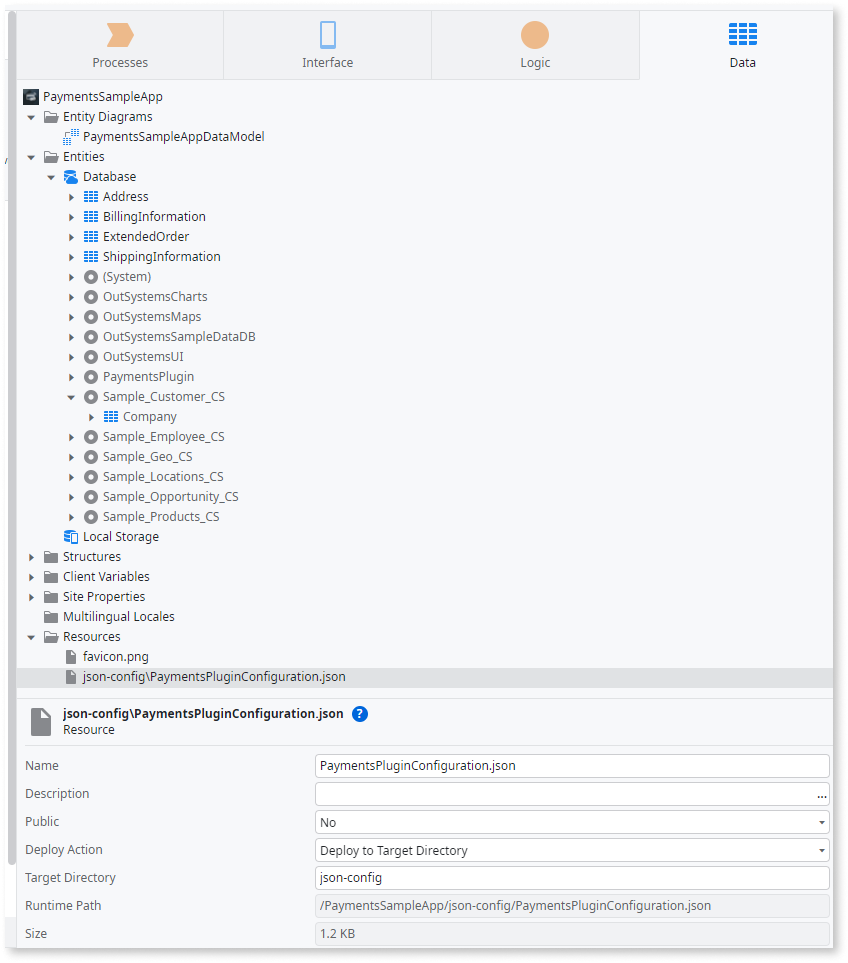 Payments Plugin - OutSystems 11 ドキュメンテーション