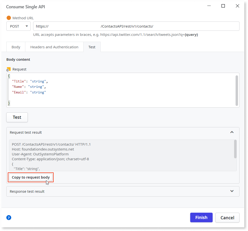 Consume One Or More REST API Methods - ODC Documentation