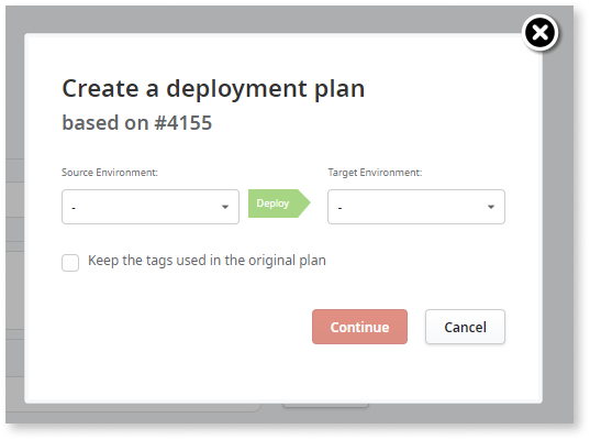 Deployment Plans - OutSystems 11 Documentation