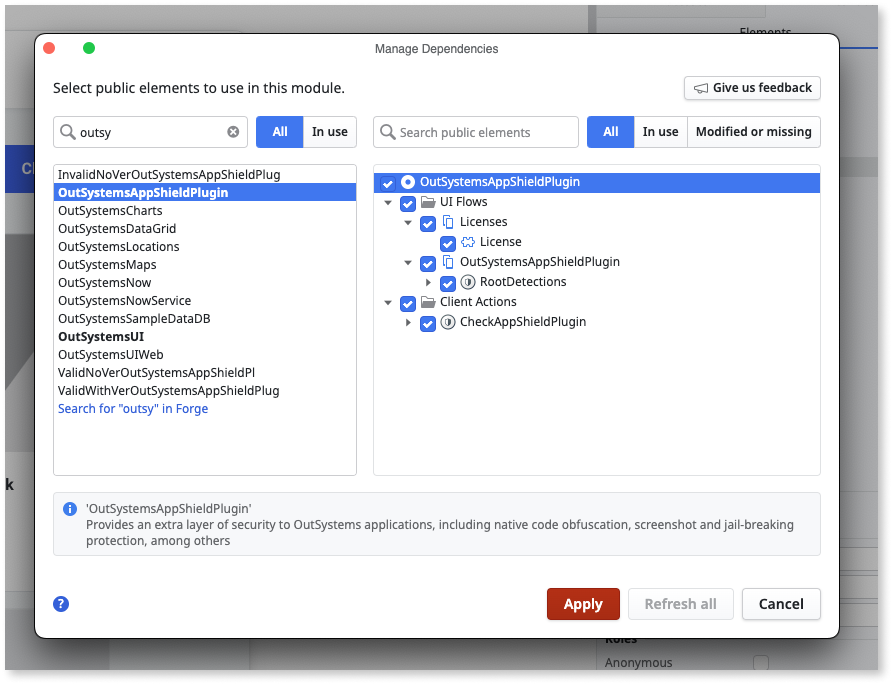 Protecting OutSystems apps from code injection / Cross Site