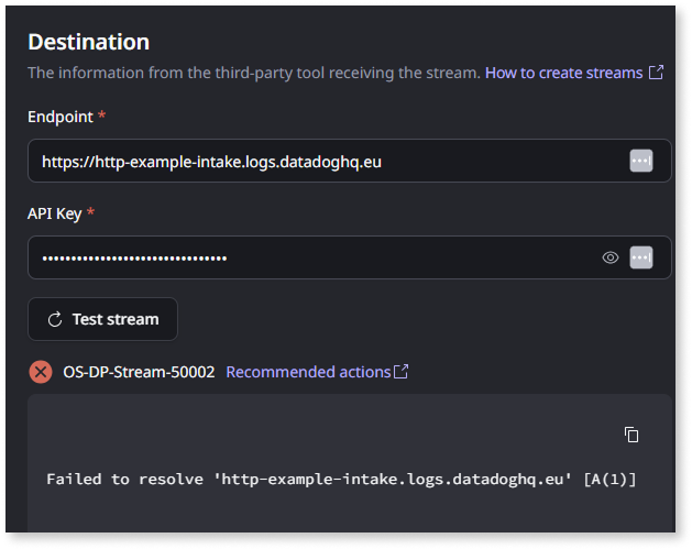Stream audit trail logs - ODC Documentation