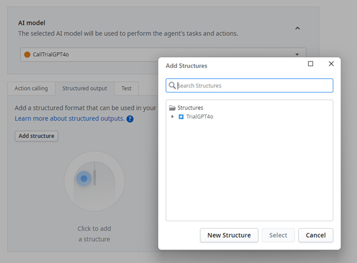 Structured output - ODC Documentation